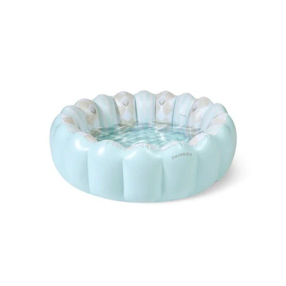 MINNIDIP EXCLUSIVE RESORT COLLECTION TUFTED POOL 35 GAL - CHAMBRAY BLUE SHELL